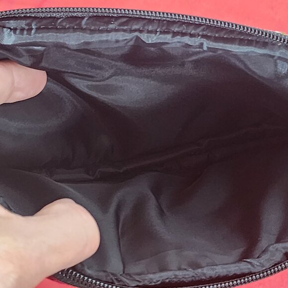 Handmade Guatemalan Embroidered Bright Floral / Stripes Clutch Makeup Bag Rose - Picture 9 of 16